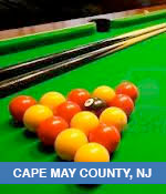 Pool and Billiards Halls In Cape May County, NJ